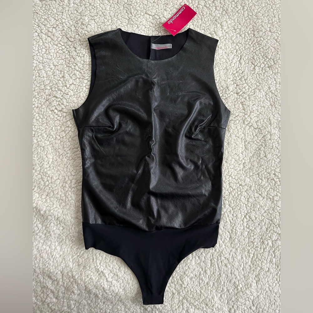 NWT Commando Faux Leather Bodysuit